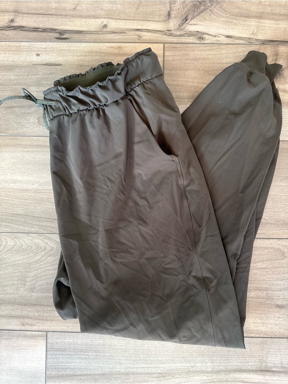 lululemon athletica Olive Green Track Joggers